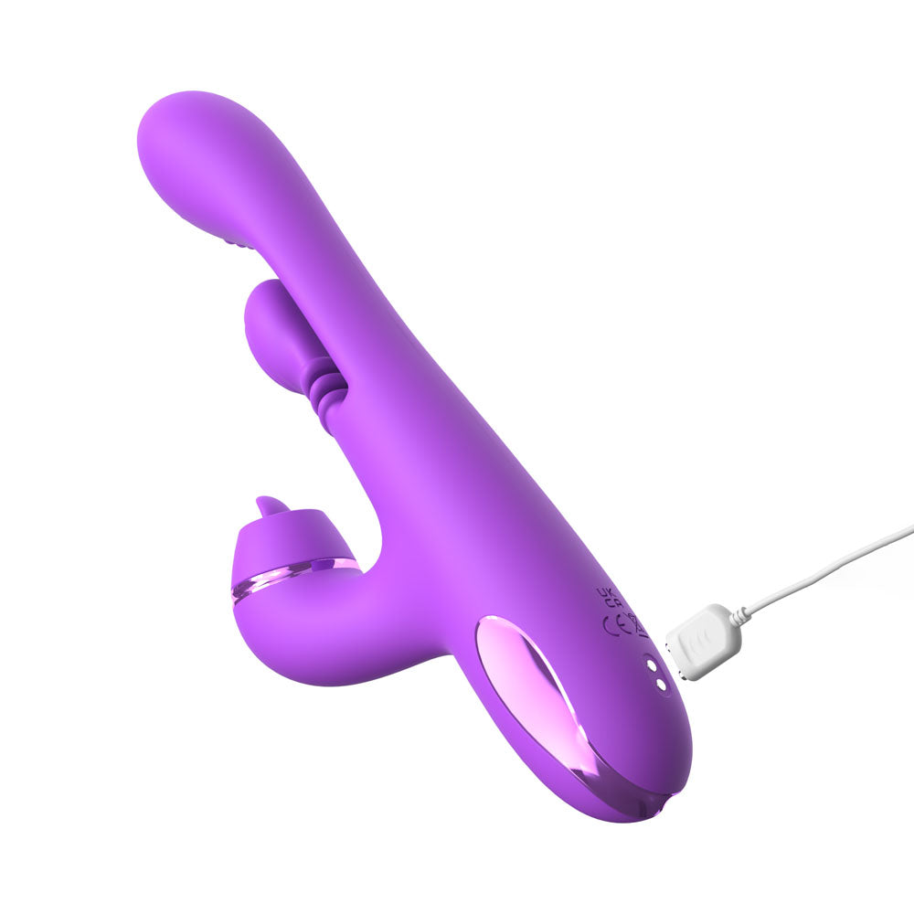 Fantasy For Her IntiMotion Pulse Pro 24 cm Swirling and Flicking Rabbit Vibrator > Vibrators > Ladies > Rabbit Multi