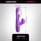 Fantasy For Her IntiMotion Pulse Pro 24 cm Swirling and Flicking Rabbit Vibrator > Vibrators > Ladies > Rabbit Multi