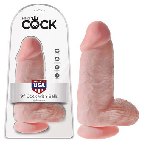 King Cock Chubby – 22.9 cm Dong Beige > Dildos > Large Dildos