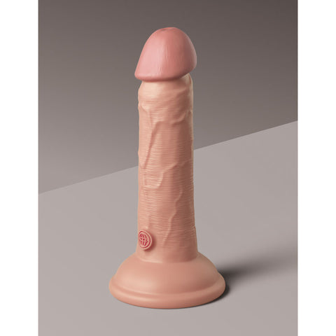 King Cock Elite 6 Inch Dual Density Silicone Dildo Flesh Dildos & Dongs