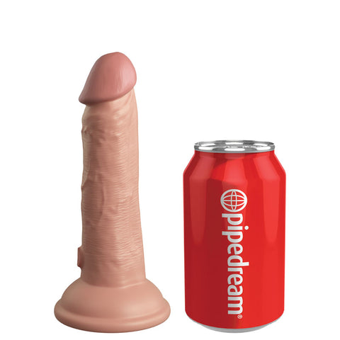 King Cock Elite 6 Inch Dual Density Silicone Dildo Flesh Dildos & Dongs