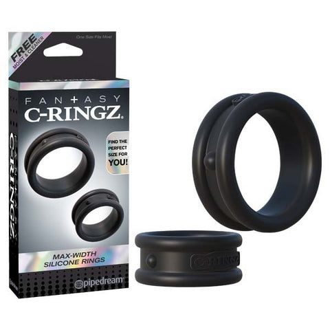 Fantasy C-Ringz Max Width Silicone Cock Rings Set of 2 COCK RING Set