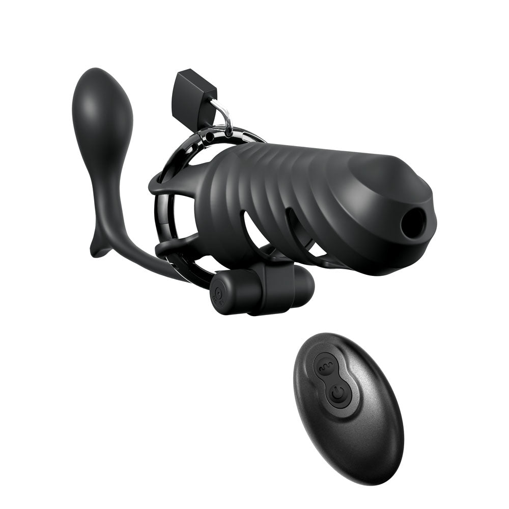 Fantasy C-Ringz (Black) – Remote-Controlled Vibrating Cock Blocker and Butt Plug > Cock Ring > Vibrating