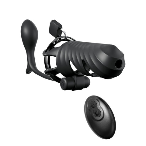 Fantasy C-Ringz (Black) – Remote-Controlled Vibrating Cock Blocker and Butt Plug > Cock Ring > Vibrating