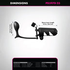 Fantasy C-Ringz (Black) – Remote-Controlled Vibrating Cock Blocker and Butt Plug > Cock Ring > Vibrating