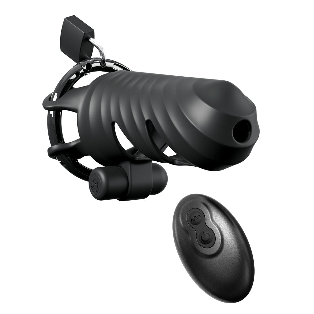 Fantasy C-Ringz (Black) – Remote-Controlled Vibrating Cock Blocker > Cock Ring > Vibrating