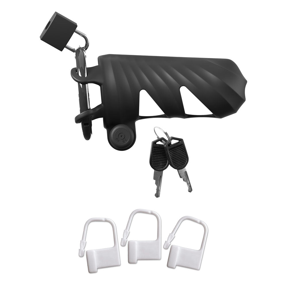 Fantasy C-Ringz (Black) – Remote-Controlled Vibrating Cock Blocker > Cock Ring > Vibrating