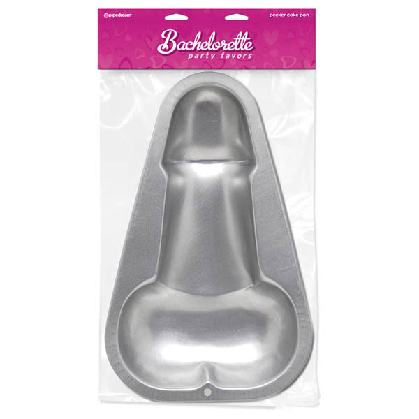 Bachelorette Party Favors Pecker Cake Pan Novelty Cake Pan Silver > Novelties > Bachelor & Bachelorette Items
