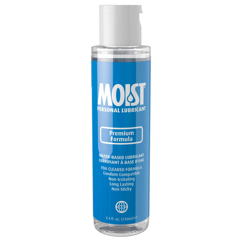 Moist Premium Formula Water Based Lubricant 130 ml Bottle Default Title Lubricants, Creams & Glides