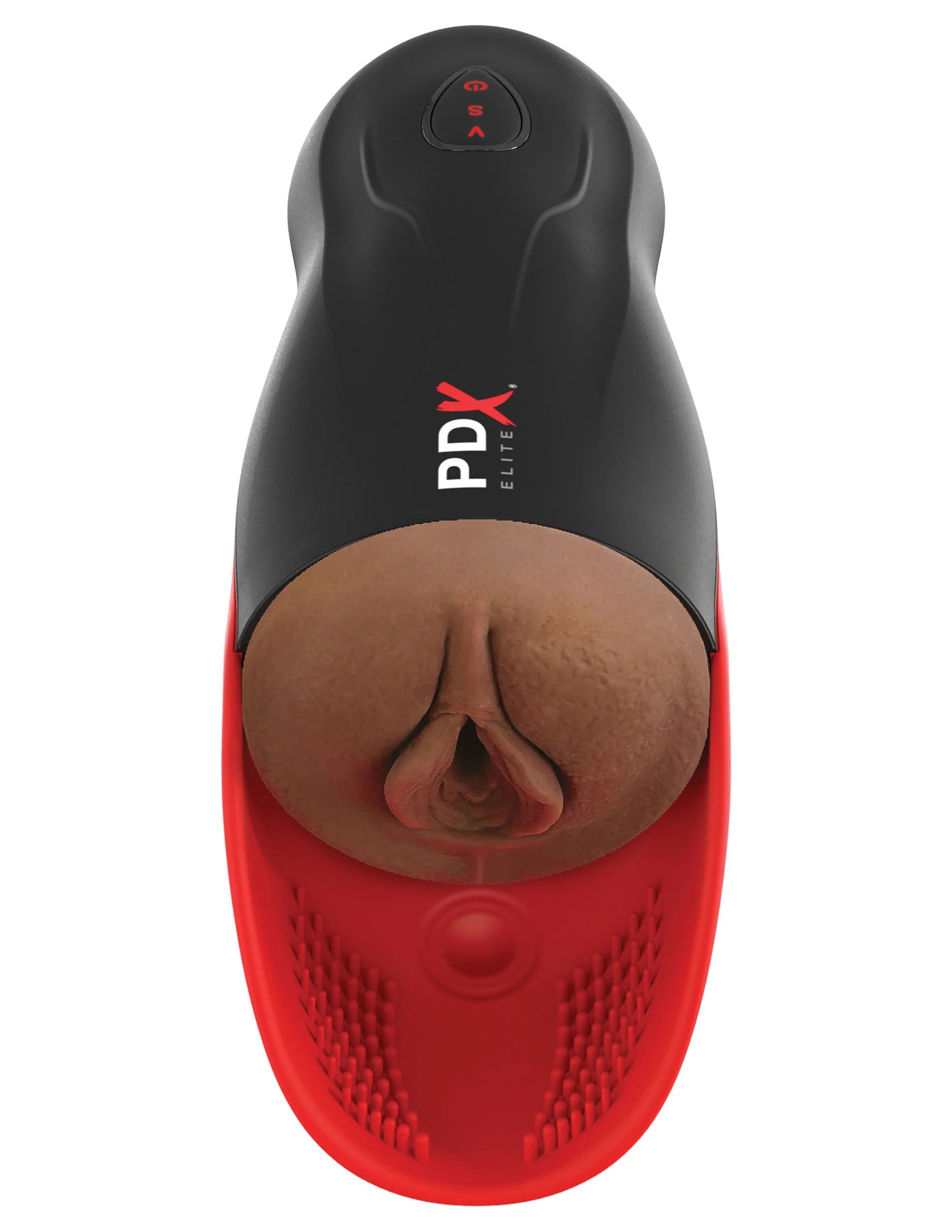 PDX Elite Male Masturbation Stroker With Pulsation Brown Strokers - Auto