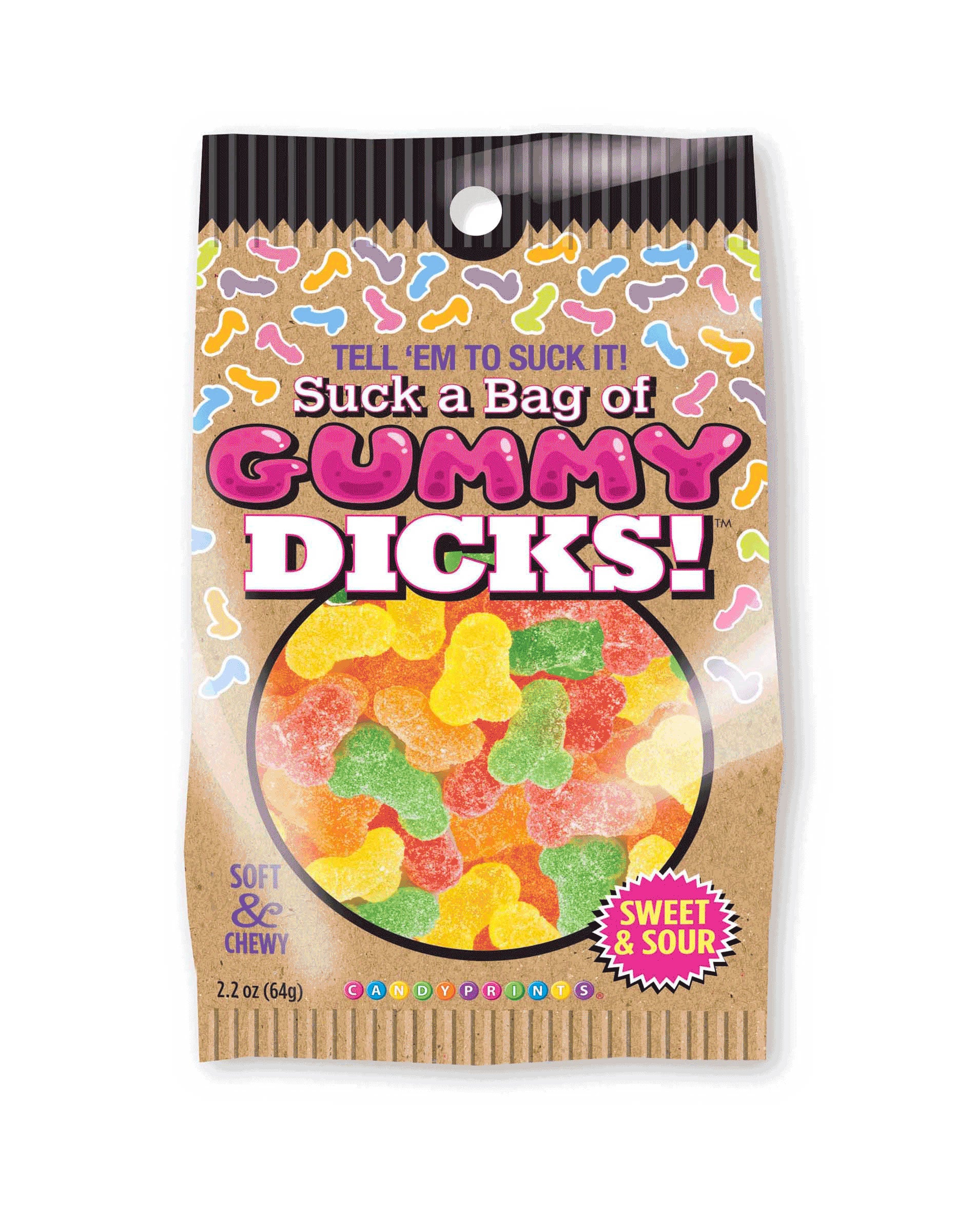 Suck A Bag Of Gummy Dicks – Fruit-Flavored Edible Candy > Relaxation Zone > Edible Treats