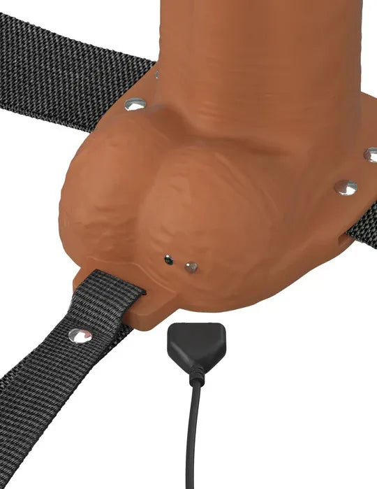 Fantasy X-Tensions Elite (Light) – 6 Inch Vibrating Hollow Silicone Strap-On > Dildos > Strap On Harnesses