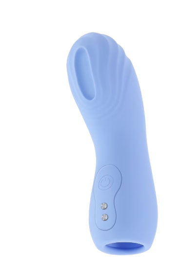 Selopa Good Point Hollow Vibrating Finger Stimulator Black Finger Stimulator