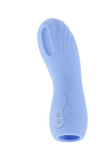 Selopa Good Point Hollow Vibrating Finger Stimulator Black Finger Stimulator