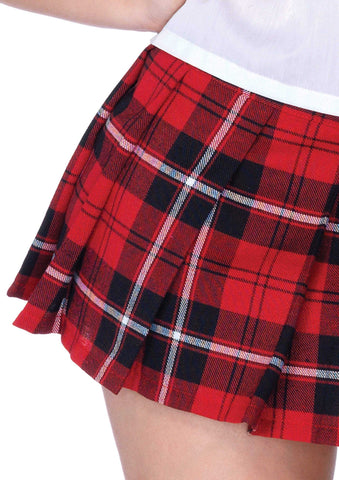 Leg Avenue Private School Sweetie Costume (White Red) – Erotic Clothing Costumes