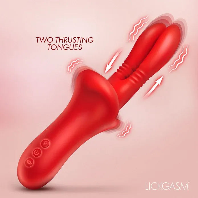 Lg Double Licker Thrusting Silicone Vibrator 4.5 Inches – Rechargeable Vibrator > Vibrators > Unconventional