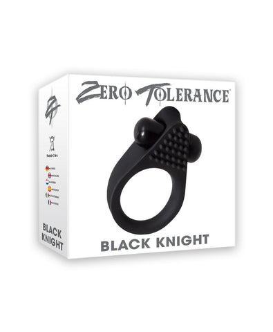 Zero Tolerance Black Knight Cock Ring for Longer Pleasure Sessions Cock Rings Vibrating