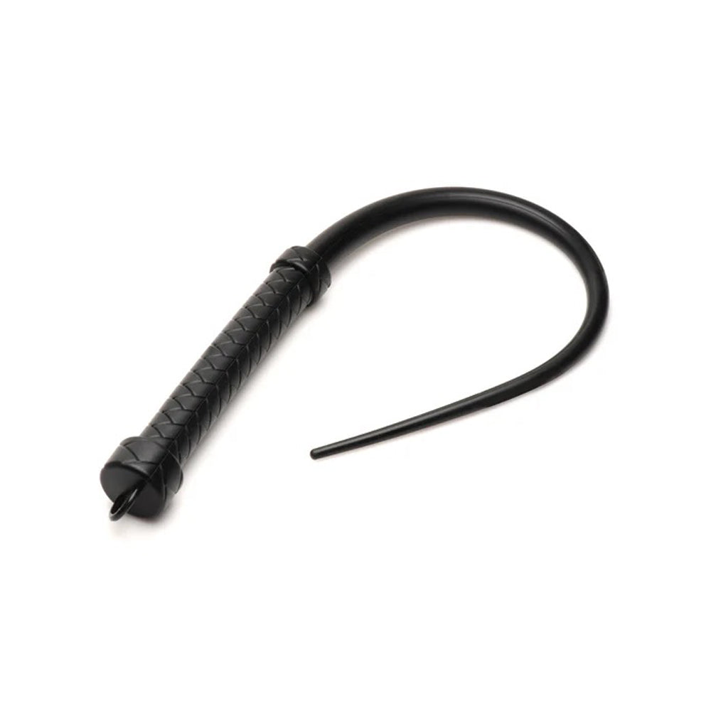 Master Series Viper Tail Silicone Whip Black Whips & Paddles