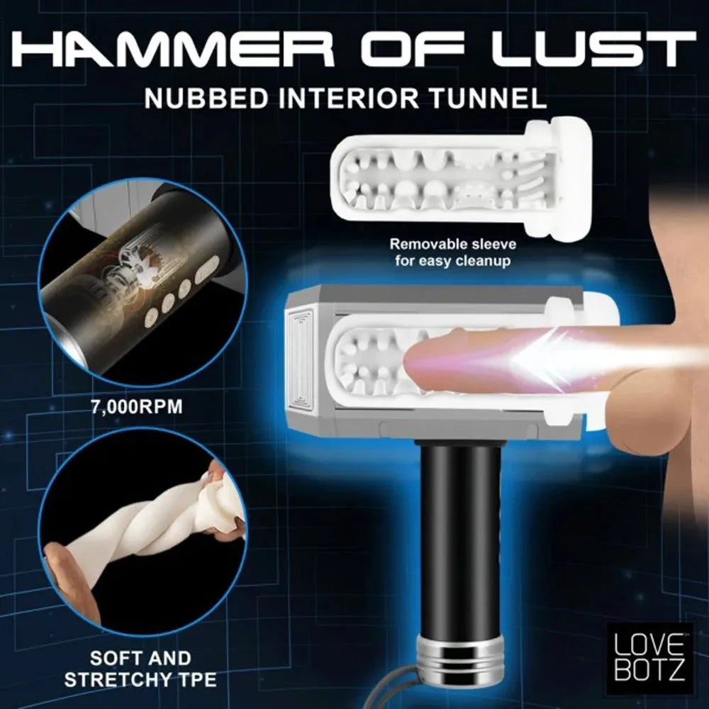 Thunder Stroker (Silver) – Sucking Masturbator > Sex Toys For Men > Masturbators Premium