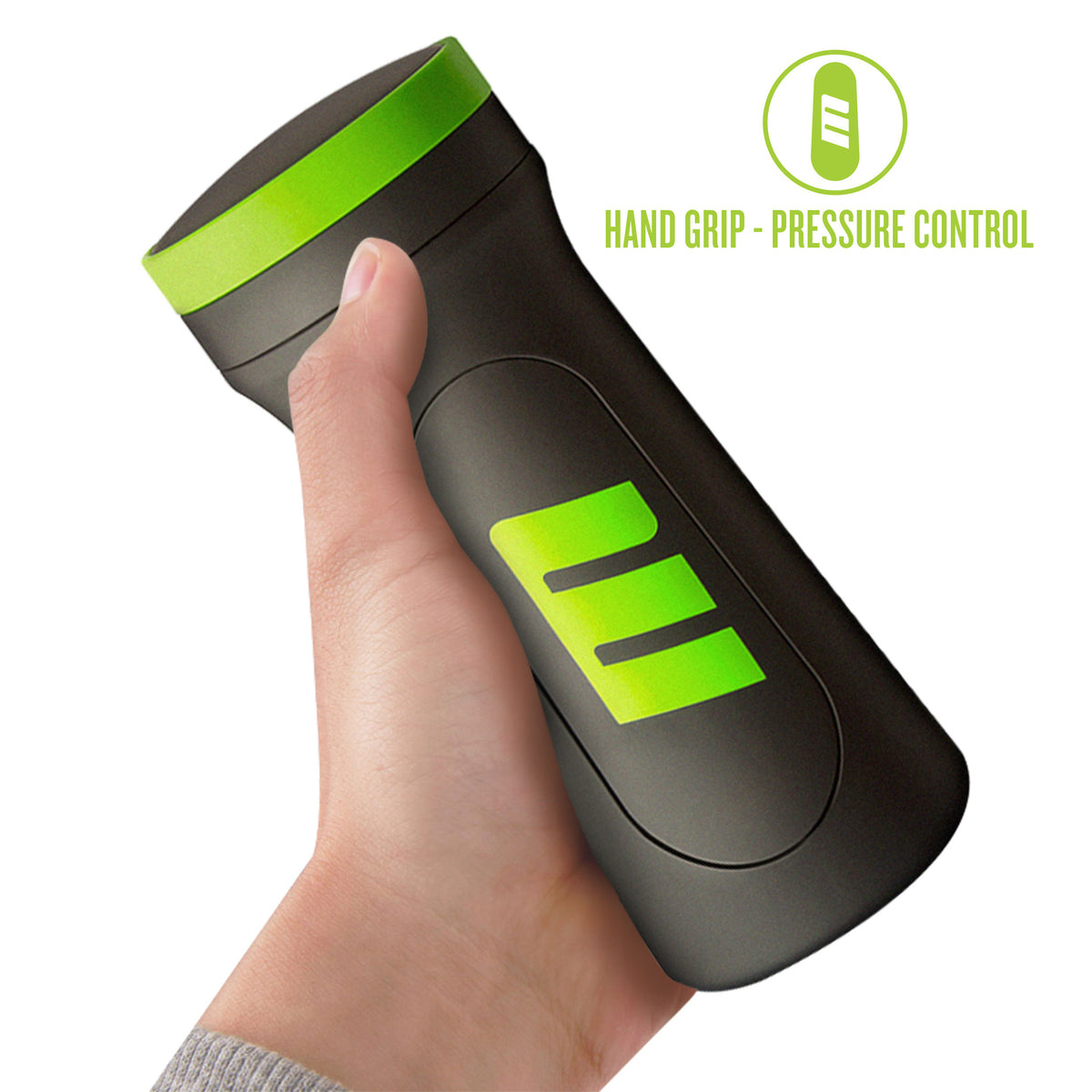 M for Men M2 Male Masturbator Cup Black with Adjustable Grip > Sex Toys For Men > Masturbators > Manual