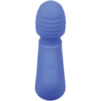 Mood Play Rechargeable Water Resistant Power Wand 5 Inch Blue > Sex Toys For Ladies > Clitoral Vibrators and Stimulators