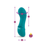 Lalita Mini G-Spot Vibrator with Pleasure Ridges Ocean Blue > Sex Toys For Ladies > G-Spot Vibrators