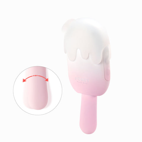 Bite Me Pink Cream Pop Clitoral Stimulator Vibrator Toy Suction Stimulator