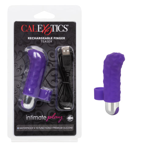 Intimate Play Purple Rechargeable Finger Teaser Finger Stimulator
