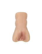 Caroline Realistic Thick Ribbed Sleeve Masturbator Beige > Sex Toys For Men > Masturbators > Manual