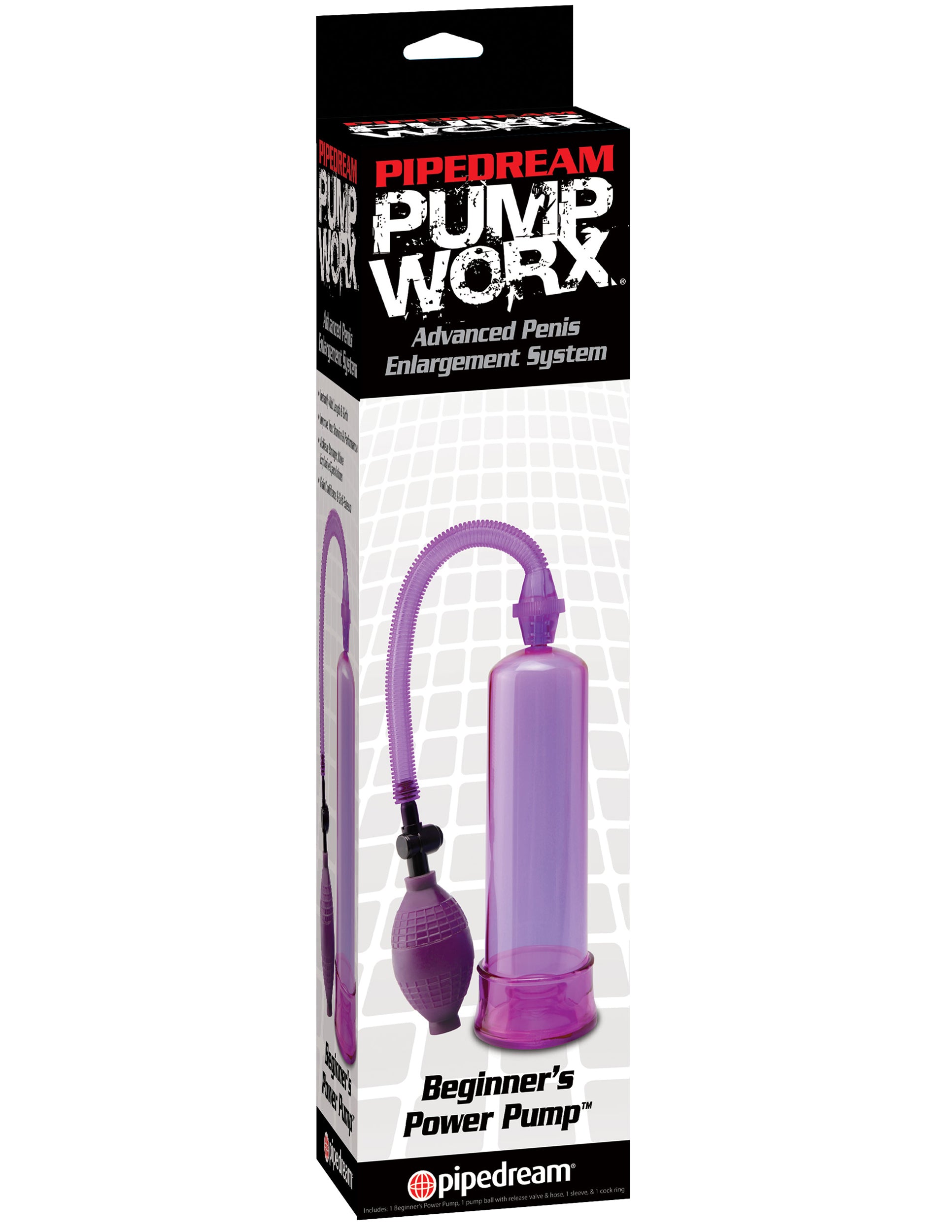 Pump Worx Beginners Power Pump (Purple) – Penis Pump > Pumps > Penis Pumps