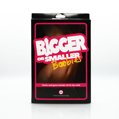 Bigger or Smaller Boobs - Card Game for Adults Default Title Gag Gifts & Novelties