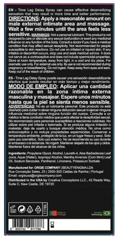 Orgie Time Lag Delay Spray for Him 10ml – Performance Enhancer Spray > Essentials > Mens Enhancers