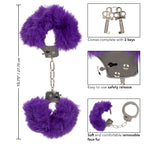 Ultra Fluffy Purple Furry Handcuffs > Bondage Gear > Handcuffs