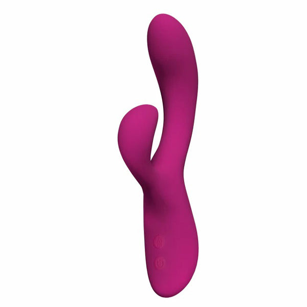 Blush Quinn Rabbit Vibrator Dual Stimulation Burgundy > Vibrators > Ladies > Rabbit