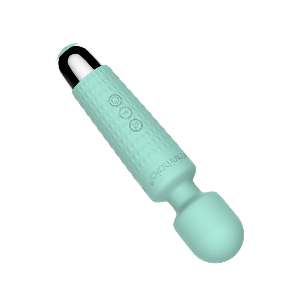 Shibari Mini Halo Wireless 20X Minty Green Massage Wand > Sex Toys > Massage Wands