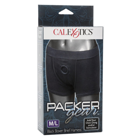 Packer Gear Boxer Harness Black Medium to Large Bodyforms