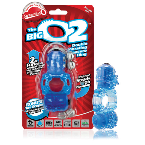 Eight Crazy Nights Erotic Toy Gift Set by Screaming O in Blue Cock Rings Vibrating