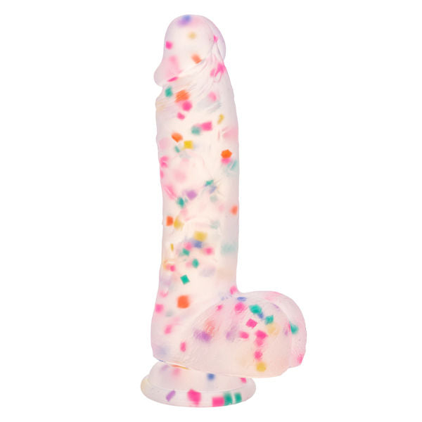 CalExotics Party Boy Silicone Studs 6 Inch Flexible Silicone Dildo – Flexible Toy > Dildos > Realistic Dildos