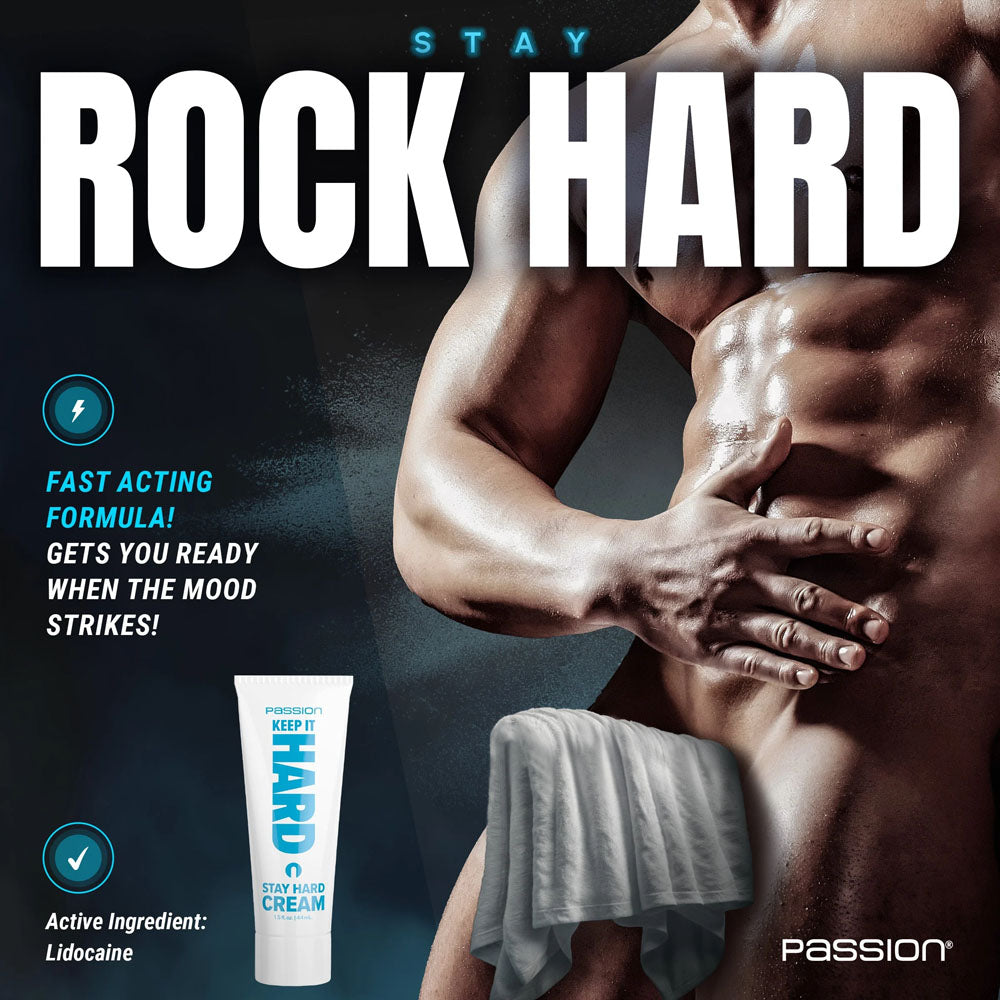 Passion Keep It Hard Stay Hard Cream – Long-Lasting Intimate Cream 44ml > Essentials > Mens Enhancers