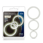 Performance VS4 Pure Premium – Silicone Cock Rings Set White > Cock Ring > Sets