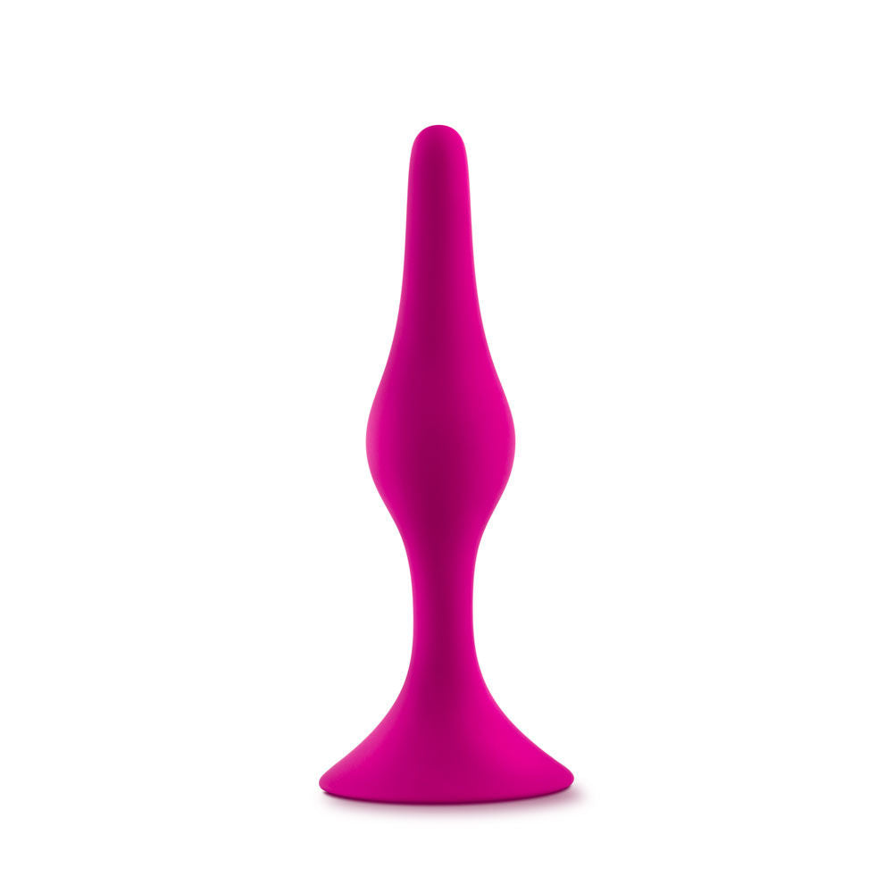 Luxe Beginner Small Pink Anal Plug for Gentle Anal Play Pink Butt Plugs