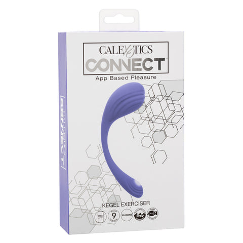 CalExotics Connect™ Kegel Exerciser in Purple with App Control and 9 Vibration Functions > Sex Toys For Ladies > Kegel Exercise
