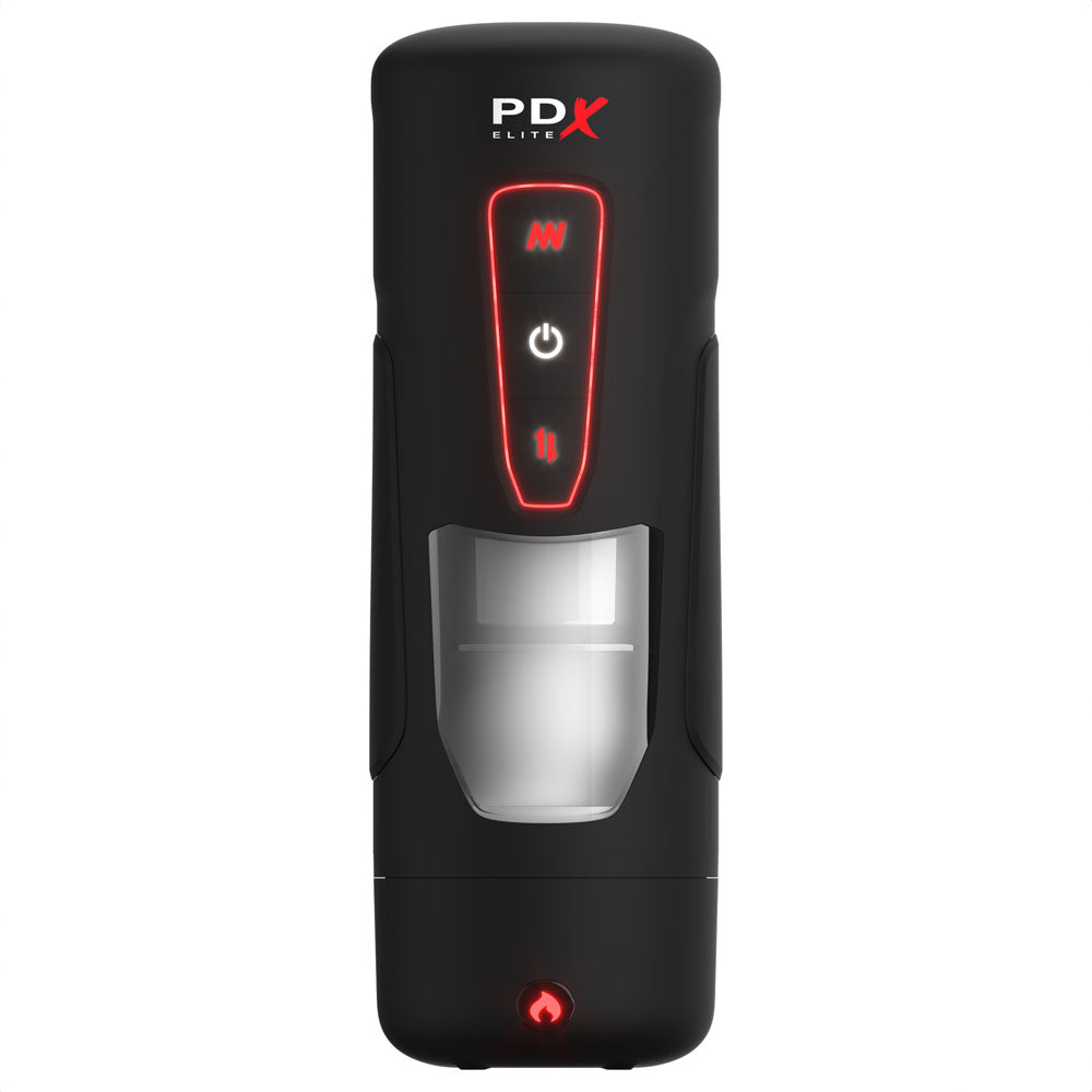 Pdx Elite Milk Me Hotter Thrusting Heating and Vibrating Auto Stroker Device > Sex Toys For Men > Masturbators Premium