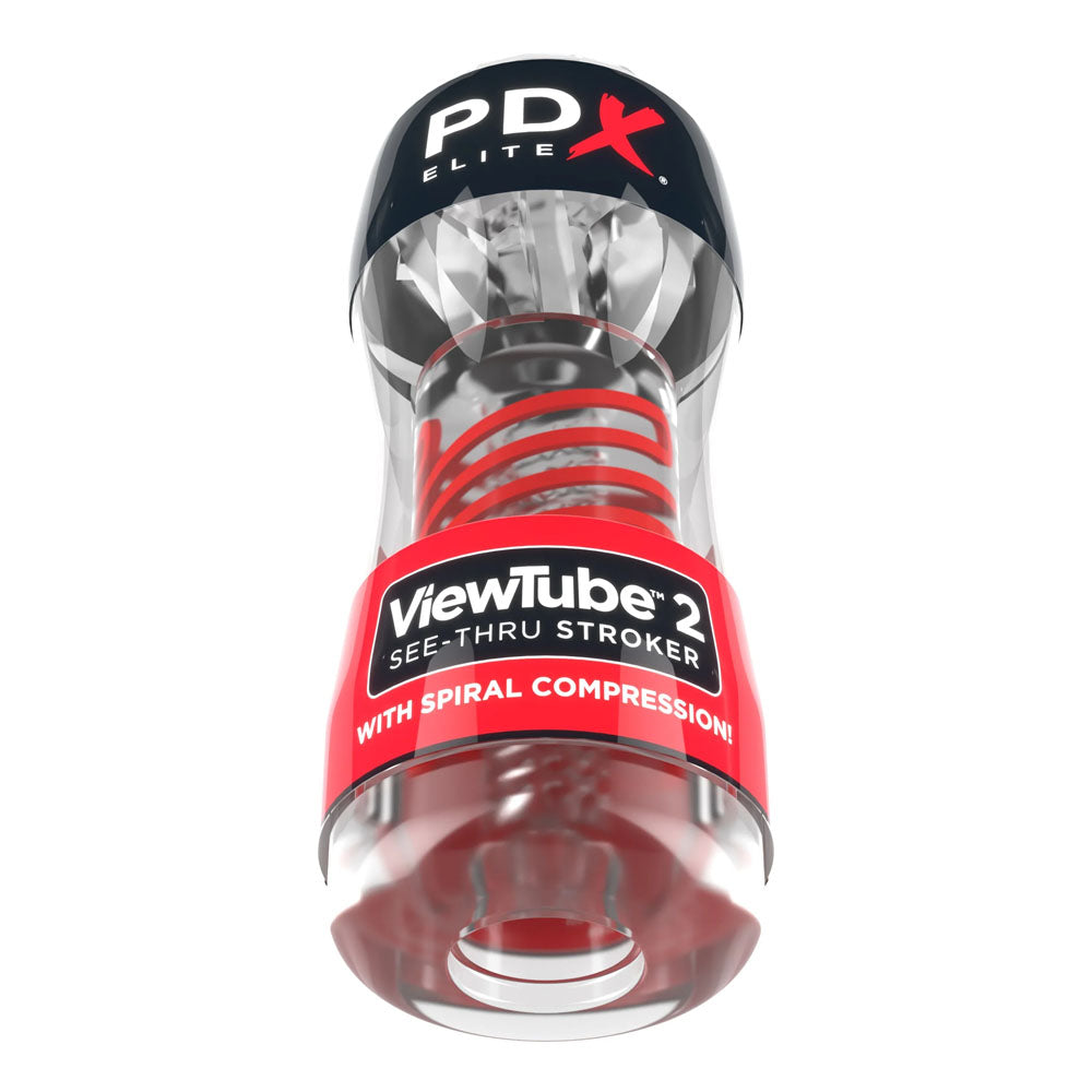 Pdx Elite Viewtube 2 Clear Stroker > Sex Toys For Men > Masturbators > Manual