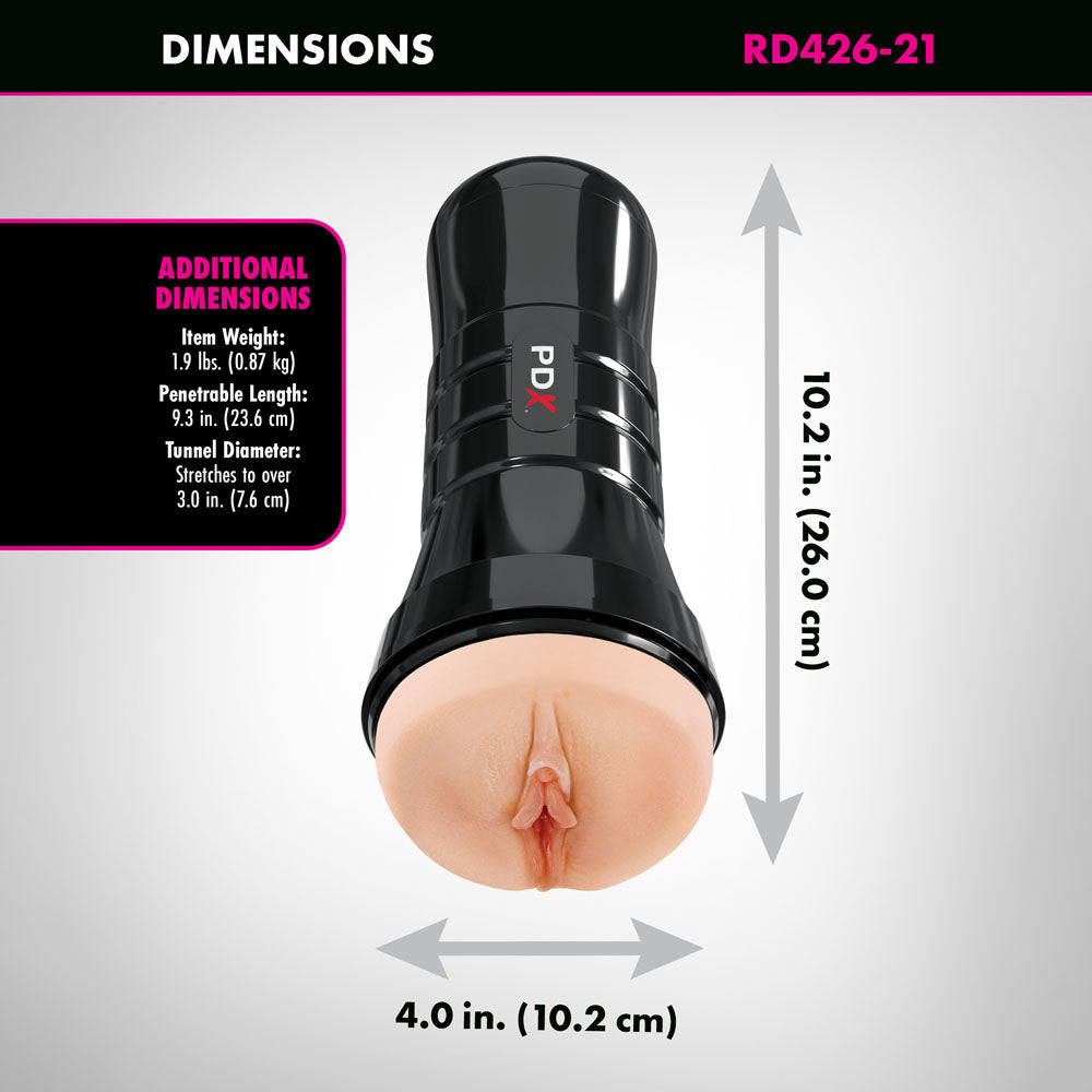 Pdx Wet Pussies Super Juicy Snatch Xxl Vagina Stroker Strokers - Manual
