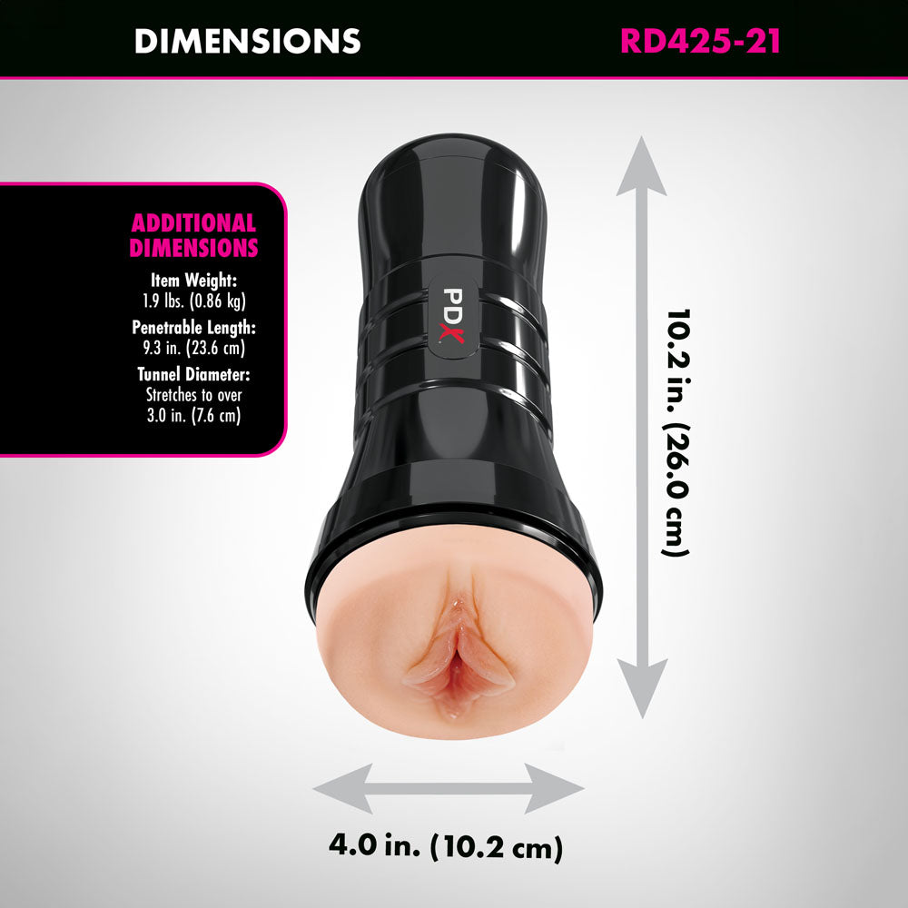 Pdx Wet Pussies Super Luscious Lips XXL Vagina Stroker > Sex Toys For Men > Masturbators > Manual