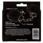 Playful Furry Cuffs (Black) – Adjustable Faux Fur Handcuffs Black > Bondage Gear > Handcuffs