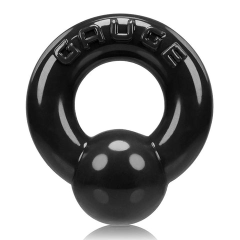 Oxballs Gauge Black Cockring Durable Steel Inspired Design Cockrings