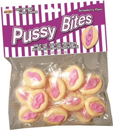 Pecker Bites Strawberry Flavored Erotic Edible Candy 16 Pcs > Novelties > Candy & Edible Items