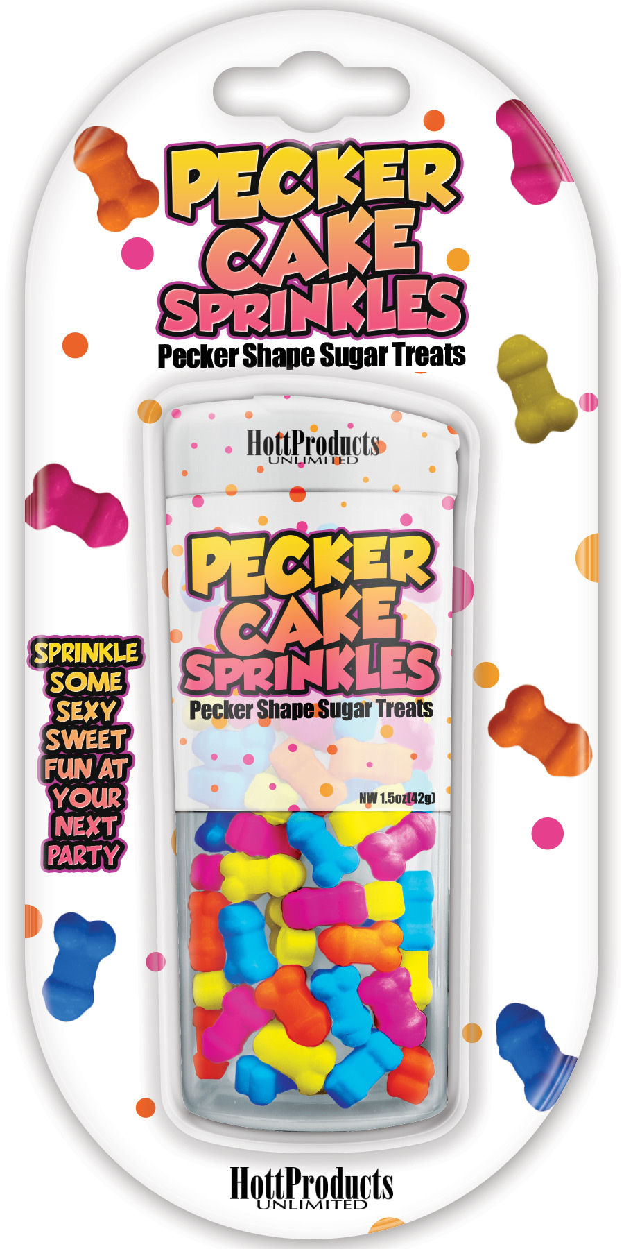 Pecker Cake Sprinkles - Penis Shaped Edible Baking Decorations > Novelties > Candy & Edible Items